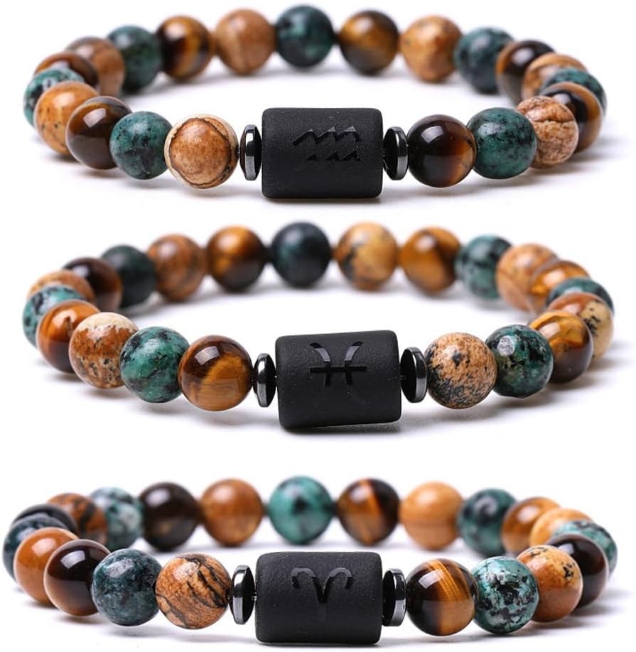 Energie des Sternzeichens – Naturstein Armband