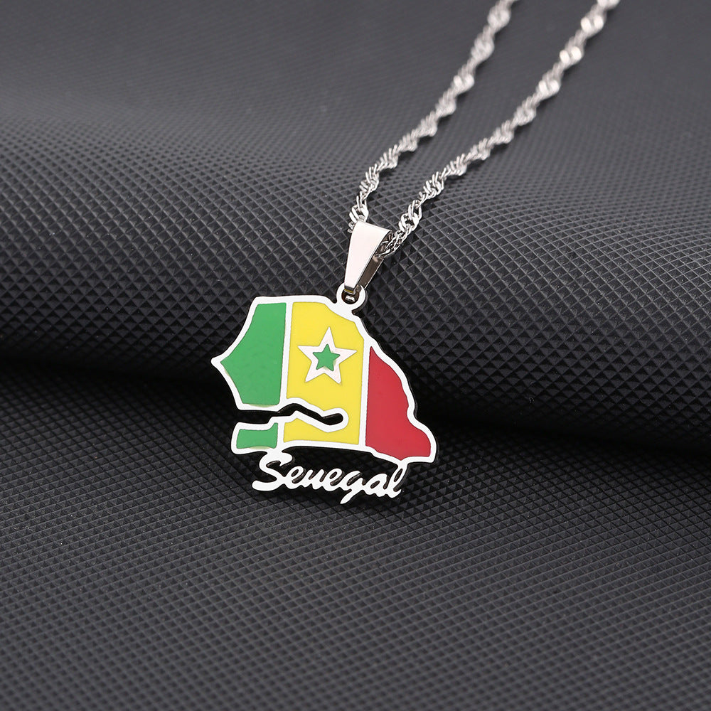 Senegal – Heimat Halskette