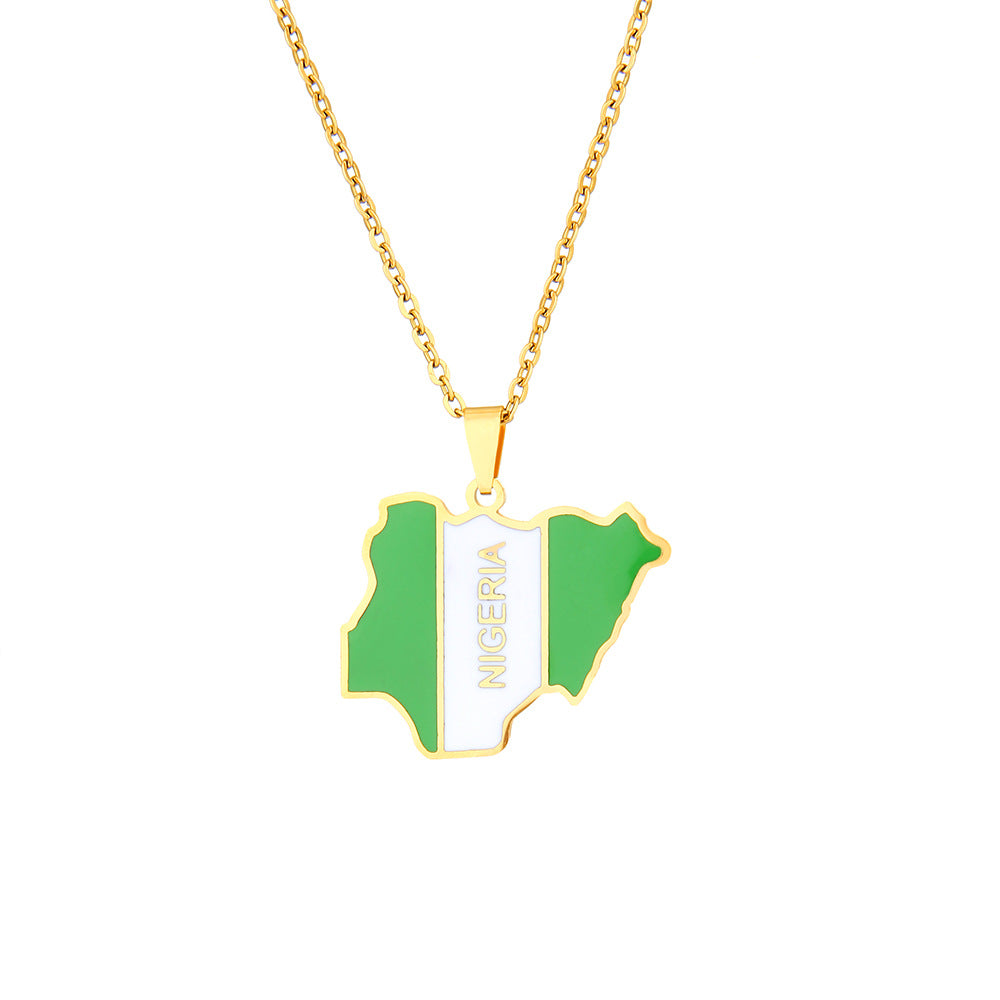 Nigeria – Heimat Halskette