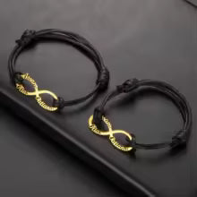 Knoten der Verbindung – Initial-Armband