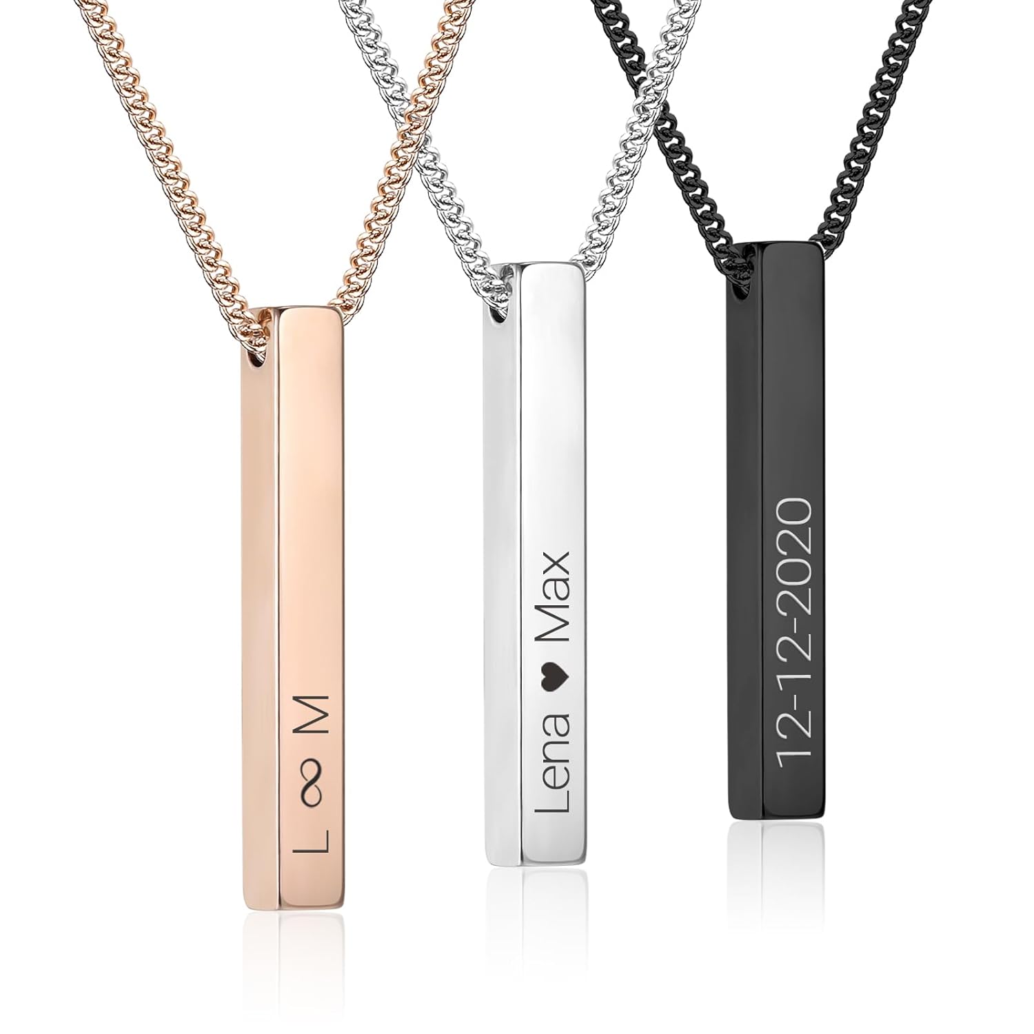 Personalisierte Unendlichkeits-Halskette