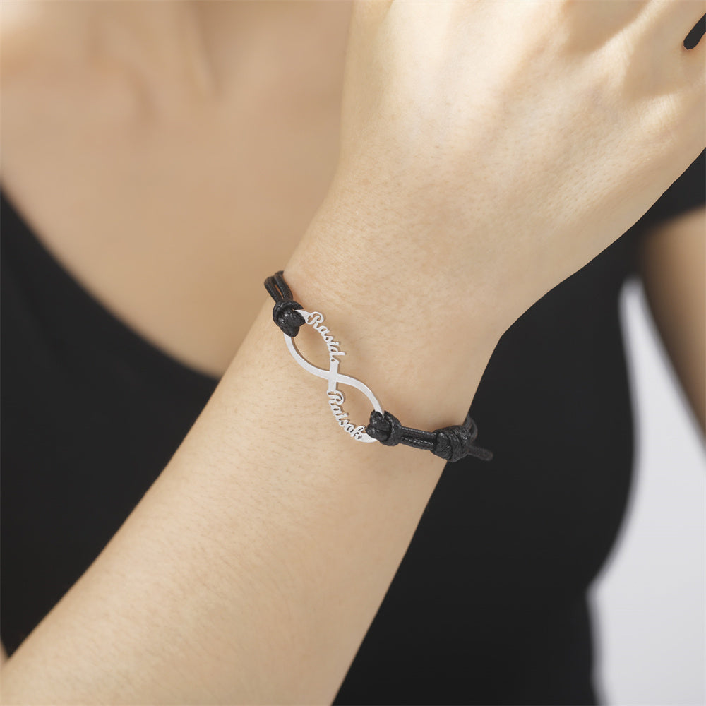 Knoten der Verbindung – Initial-Armband