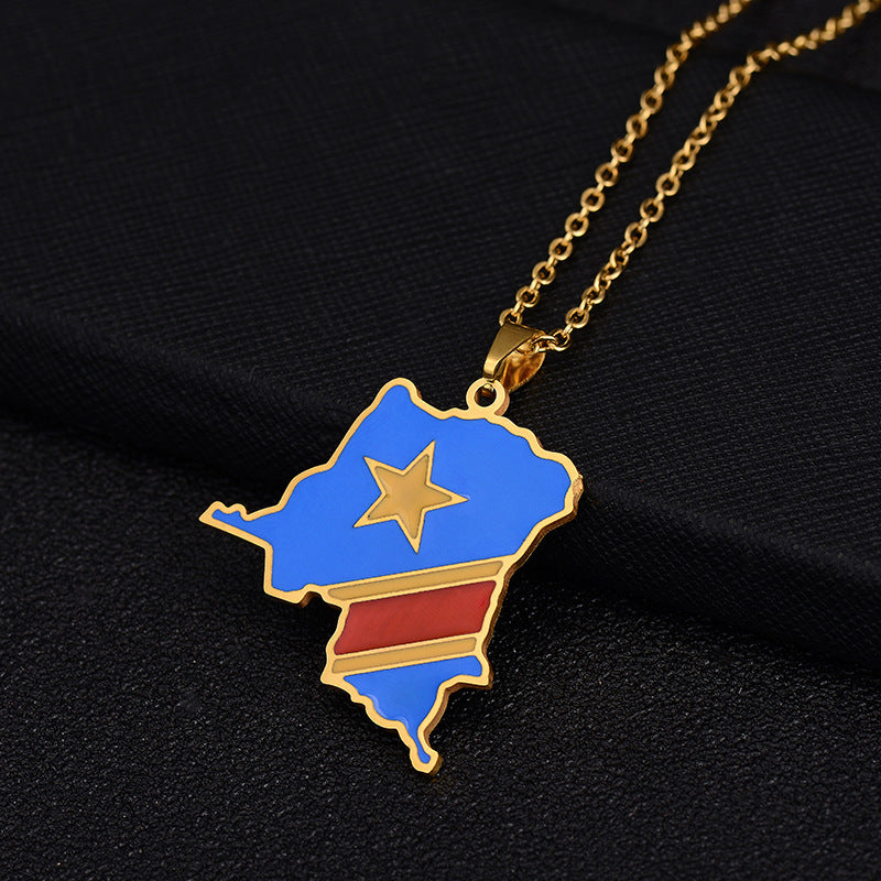 DR Congo  – Heimat Halskette