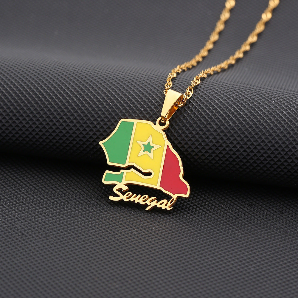Senegal – Heimat Halskette