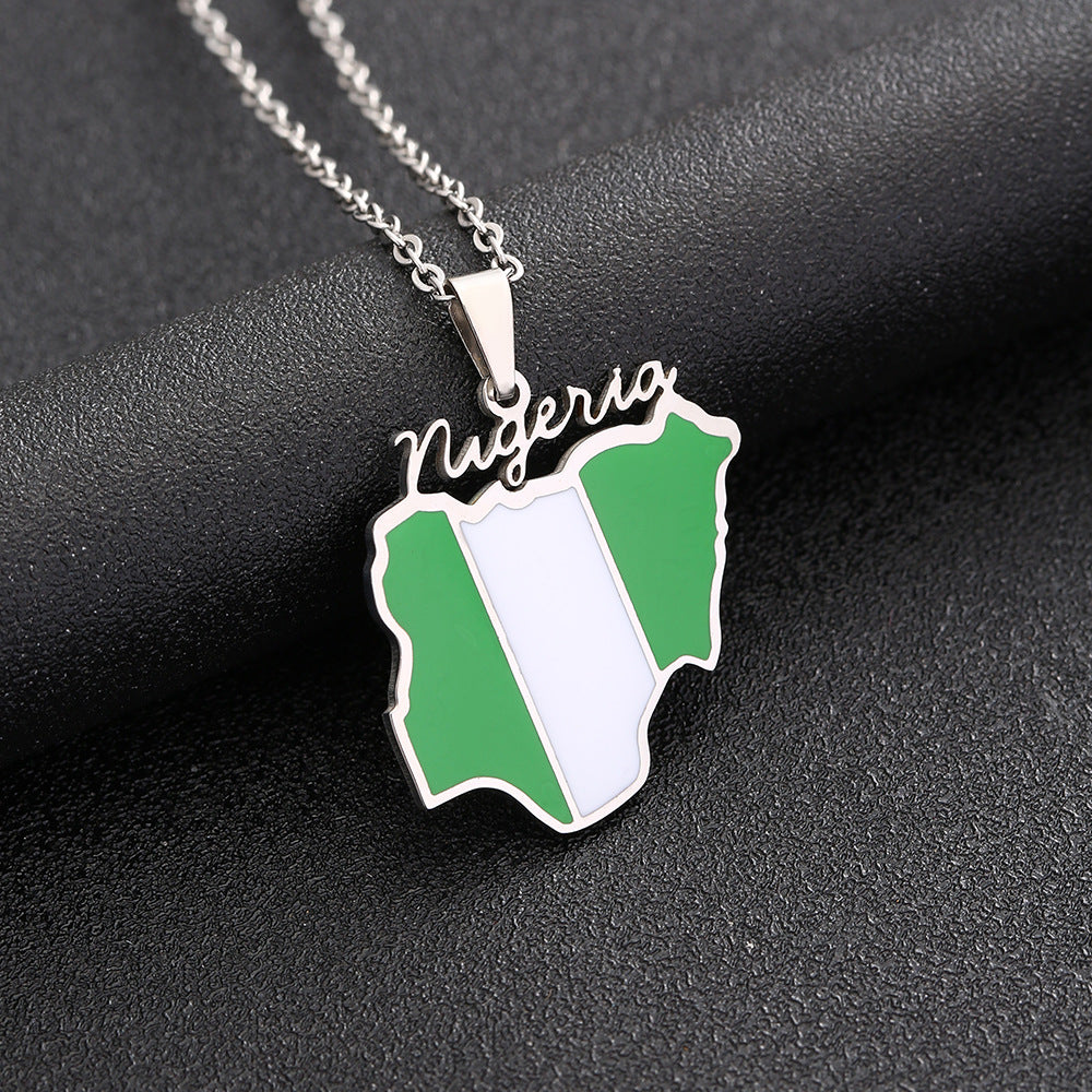 Nigeria – Heimat Halskette