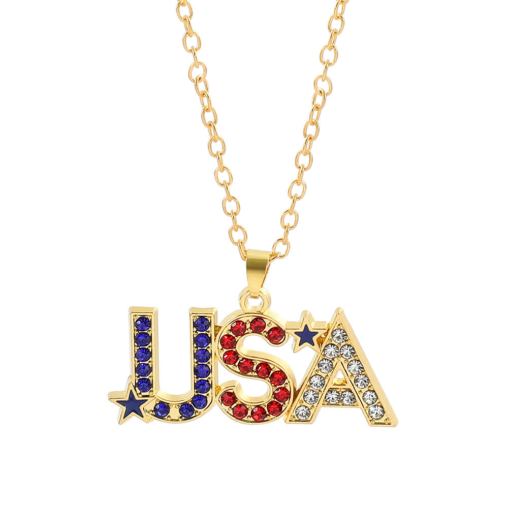 USA – Heimat Halskette