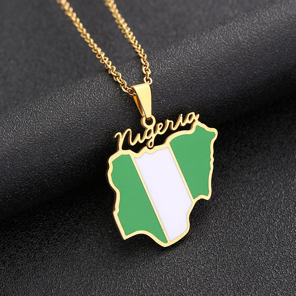Nigeria – Heimat Halskette