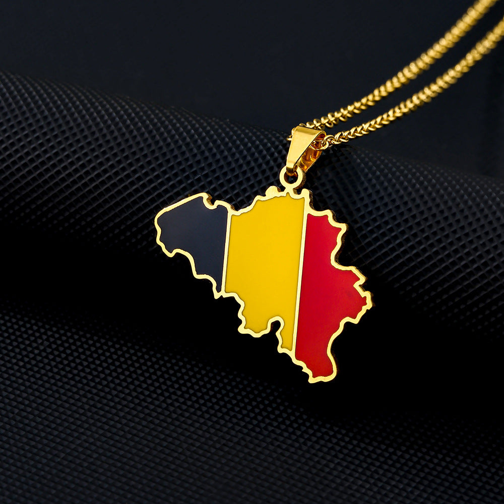 Belgien – Heimat Halskette