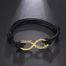 Knoten der Verbindung – Initial-Armband