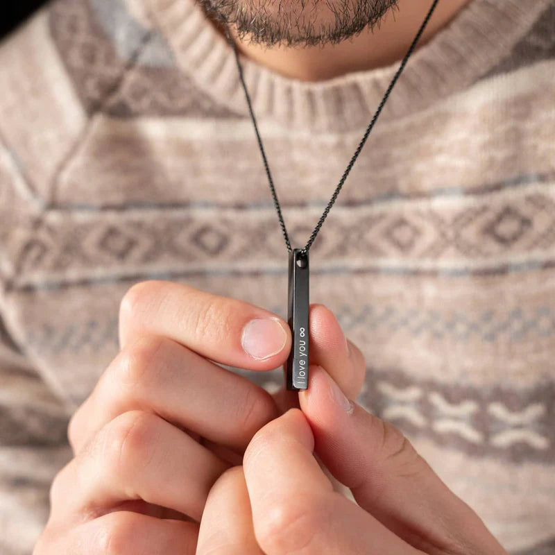 Personalisierte Unendlichkeits-Halskette